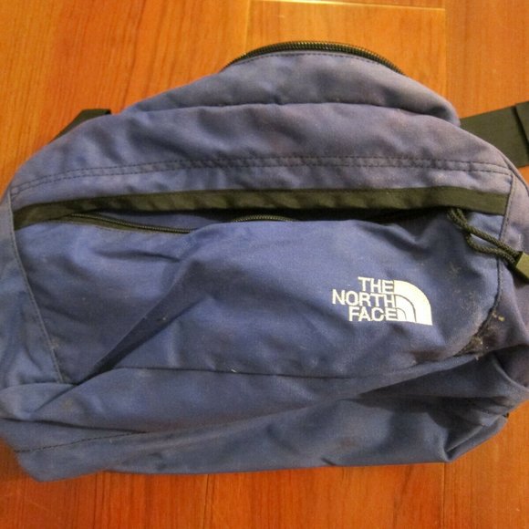 🔥 🔥 Vintage 80's NORTH FACE Waist Lumbar Fanny Pack Purple Blue